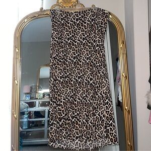 H&M Animal Print Maxi Skirt